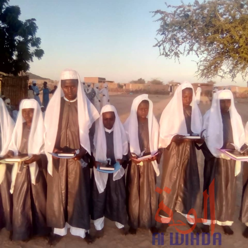 Tchad : fin de formation pour la 3ème promotion du centre coranique Ousmane Ibn Affân. © Alwihda Info