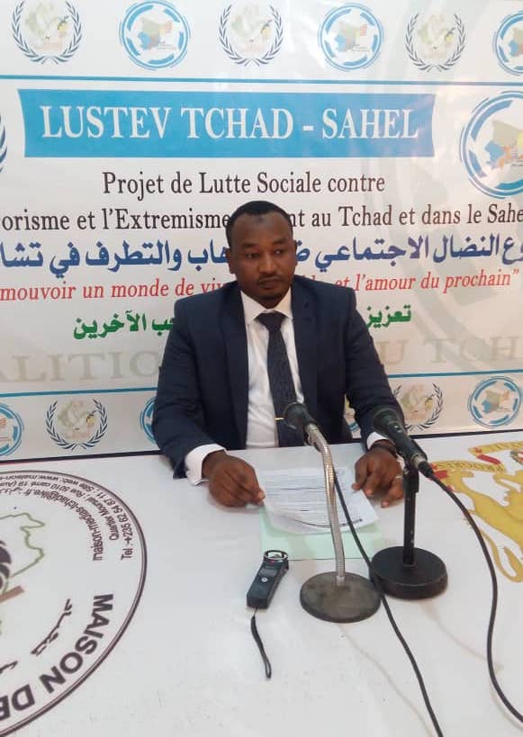 Tchad : Faycal Hissen Hassan annonce des actions contre l'extrémisme violent. © Abakar Chérif/Alwihda Info Tchad : Faycal Hissen Hassan annonce des actions contre l'extrémisme violent. © Abakar Chérif/Alwihda Info