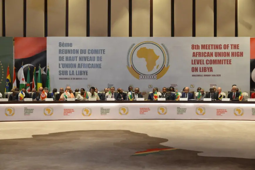 Une vue des chefs d'Etat et de gouvernement à la réunion de Brazzaville.