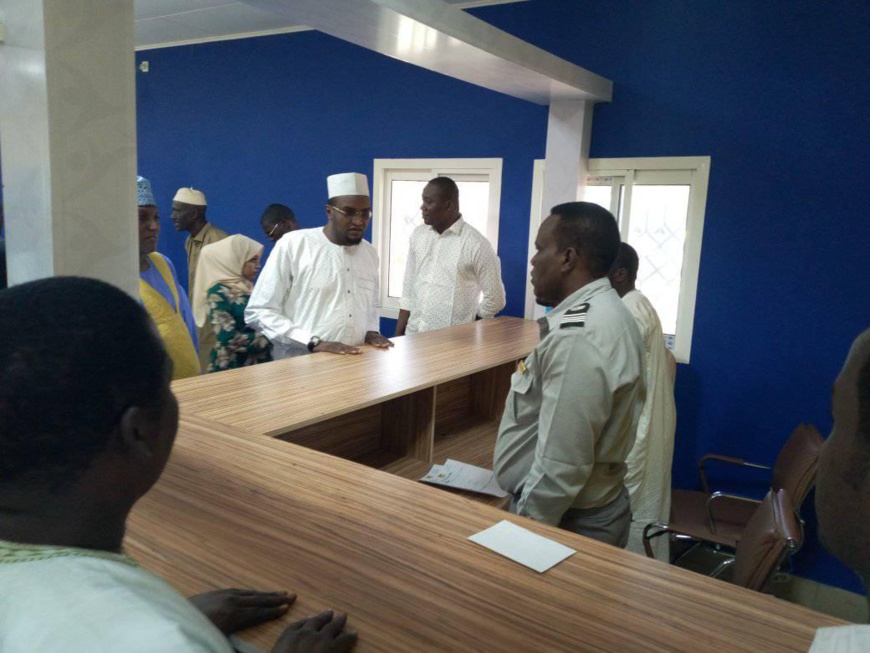 Tchad : descente du ministre de la sécurité au commissariat central et au gouvernorat. © DR/Min.Def Tchad : descente du ministre de la sécurité au commissariat central et au gouvernorat. © DR/Min.Def
