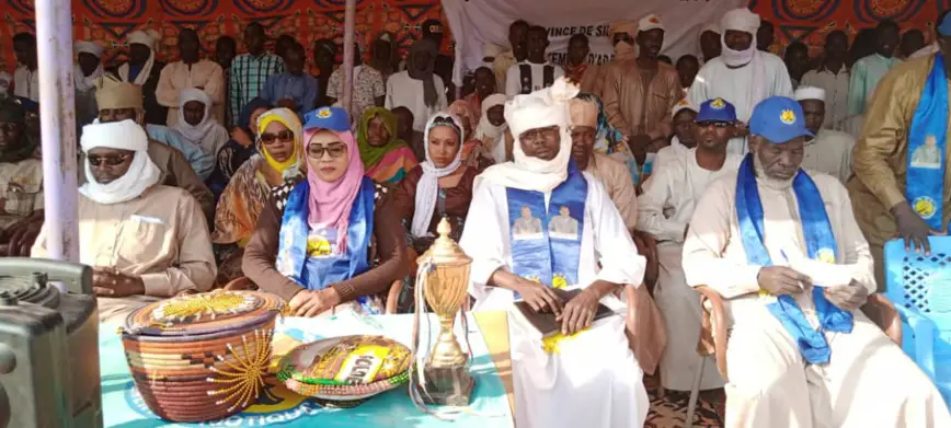 Tchad : au Sila, une délégation du MPS sensibilise ses militants pour les élections. © Mahamat Issa Gadaya/Alwihda Info