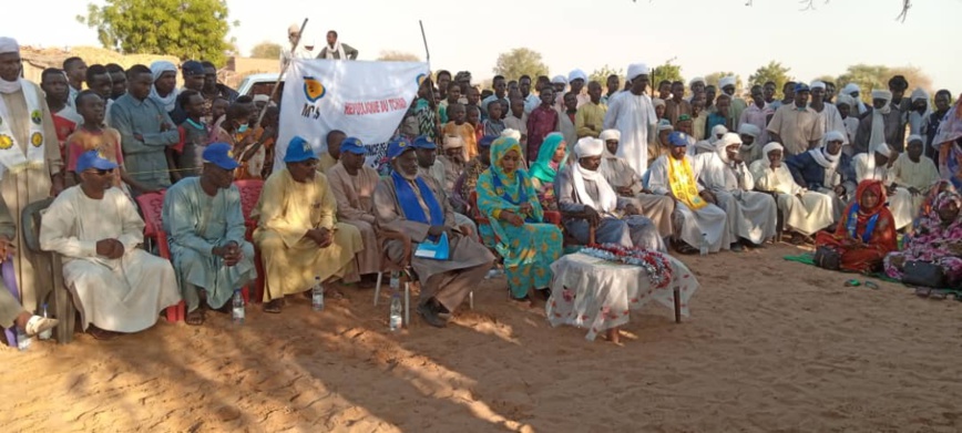 Tchad : au Sila, une délégation du MPS sensibilise ses militants pour les élections. © Mahamat Issa Gadaya/Alwihda Info