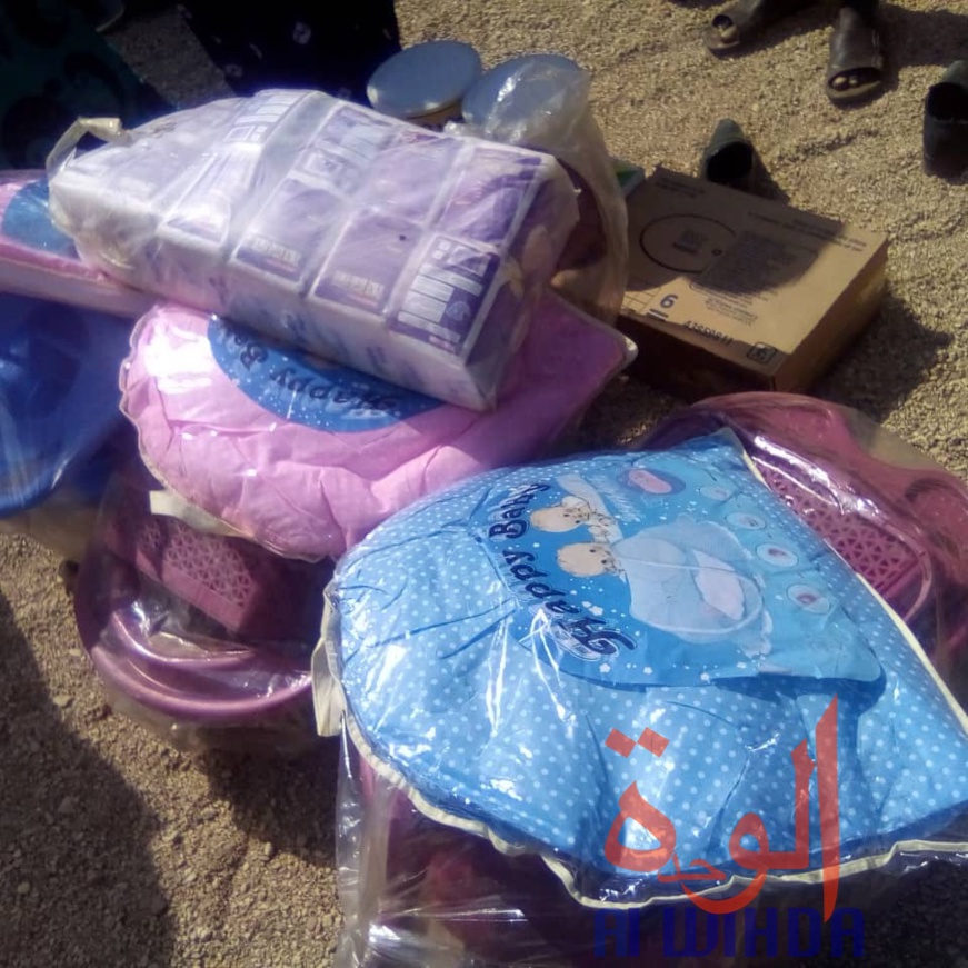 Tchad : la FGC porte assistance à la famille de 3 nouveau-nés à l'Est. © Abba Issa/Alwihda Info