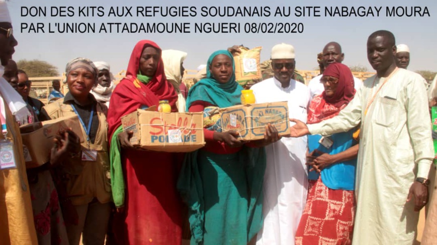Tchad : des dons citoyens pour soutenir les réfugiés soudanais à l'Est. © DR/Alwihda Info Tchad : des dons citoyens pour soutenir les réfugiés soudanais à l'Est. © DR/Alwihda Info