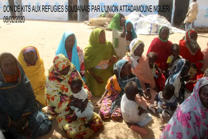 Tchad : des dons citoyens pour soutenir les réfugiés soudanais à l'Est. © DR/Alwihda Info