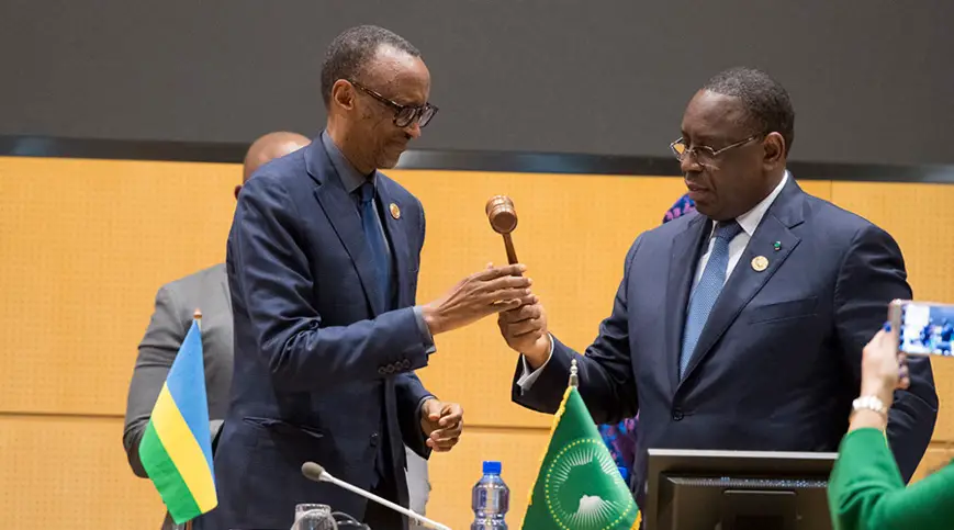 Paul Kagame prend la tête du Comité d'orientation des Chefs d'État et de Gouvernement du NEPAD. © DR