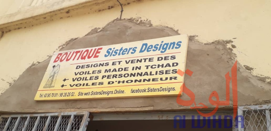 Tchad : le voile confectionné localement, une réalité avec Sister's Designs. © Djibrine Haïdar/Alwihda Info Tchad : le voile confectionné localement, une réalité avec Sister's Designs. © Djibrine Haïdar/Alwihda Info