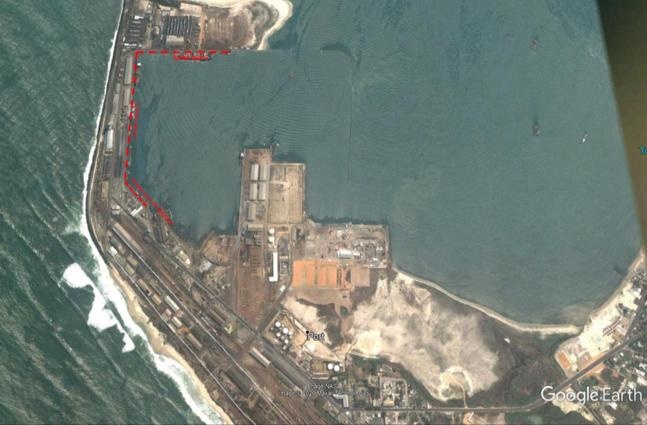 Une vue aérienne du port autonome de Pointe-Noire Une vue aérienne du port autonome de Pointe-Noire