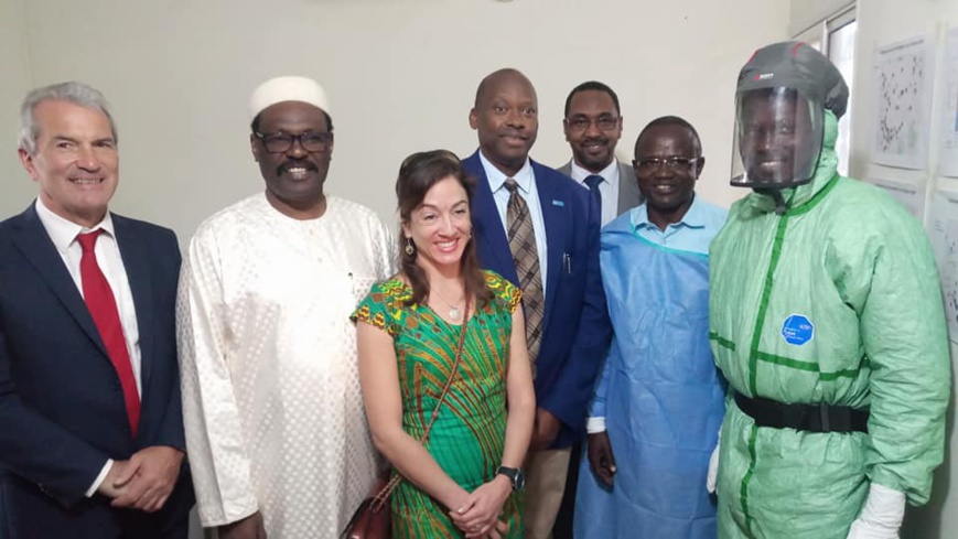 Tchad : un laboratoire mobile pour surveiller les fièvres hémorragiques virales. © DR/Min.SP