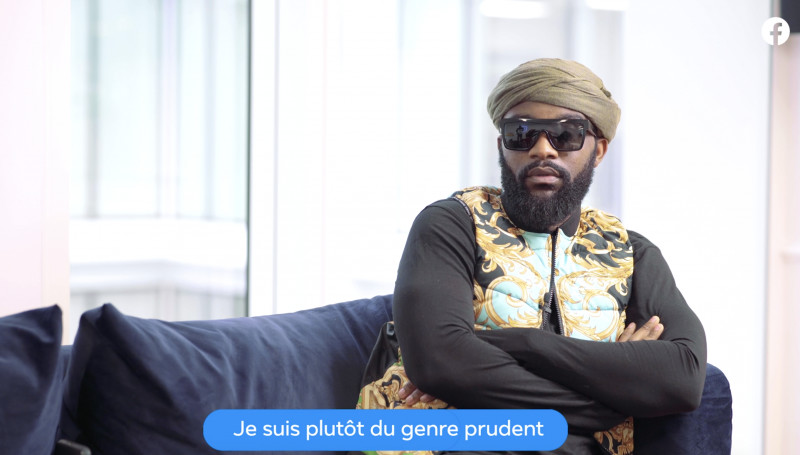 Facebook et Fally Ipupa s’engagent pour un internet plus sûr. © Facebook