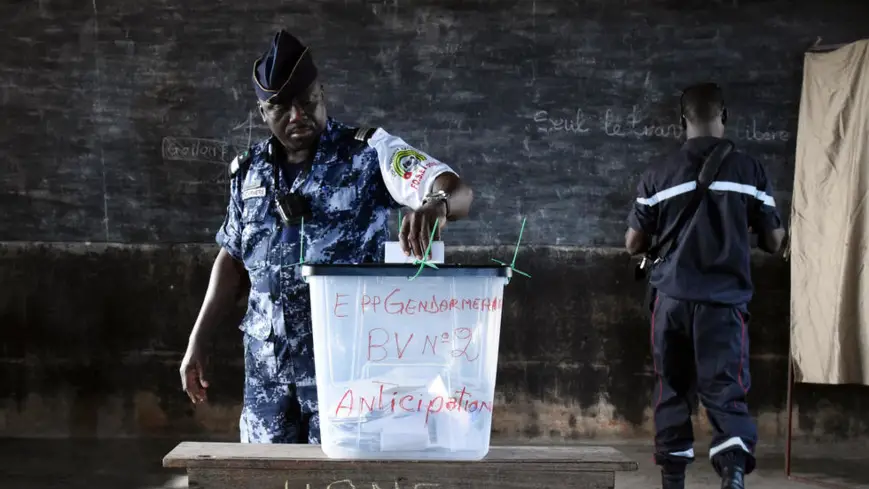 Les agents des forces d'ordre togolaises sont appelés aux urnes ce mardi 18 décembre (photo d'archives) AFP PHOTO / ISSOUF SANOGO