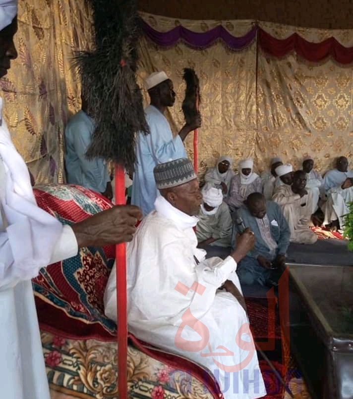 Sa Majesté Seïd Ibrahim Moustapha, sultan de Dar Sila. © Mahamat Issa Gadaya/Alwihda Info