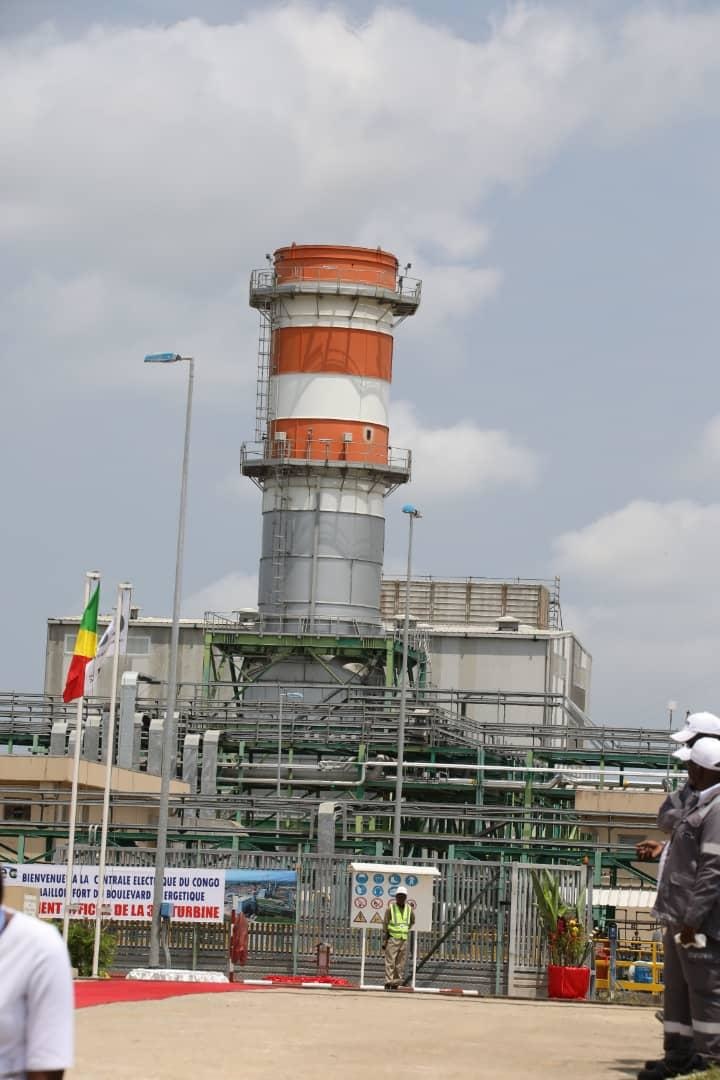 Une vue de la 3ème turbine de la CEC Une vue de la 3ème turbine de la CEC