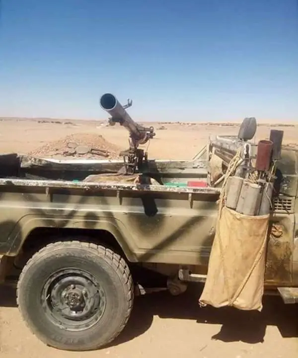 Un véhicule du CCMSR récupéré par l'armée tchadienne au Nord, le 19 février 2020. © DR