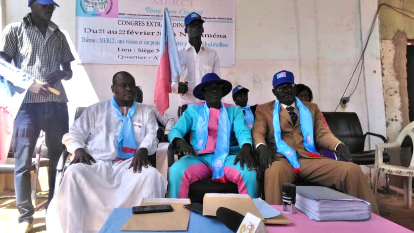 Tchad : un nouveau président à la tête du parti MERCI. © Malick Mahamat/Alwihda Info Tchad : un nouveau président à la tête du parti MERCI. © Malick Mahamat/Alwihda Info