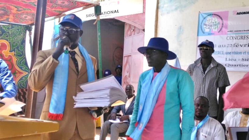 Tchad : un nouveau président à la tête du parti MERCI. © Malick Mahamat/Alwihda Info Tchad : un nouveau président à la tête du parti MERCI. © Malick Mahamat/Alwihda Info