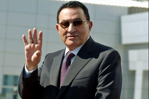 Hosni Moubarak, en février 2005. MUHAMMED MUHEISEN/ASSOCIATED PRESS