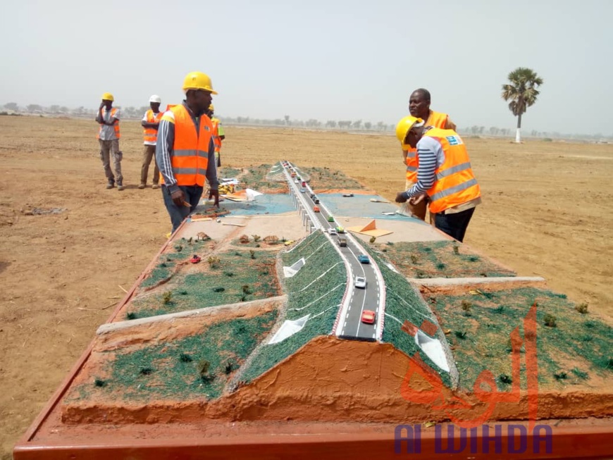 Tchad : découvrez la maquette 3D du futur pont entre Bongor et Yagoua (Cameroun). © Golmen Ali/Alwihda Info