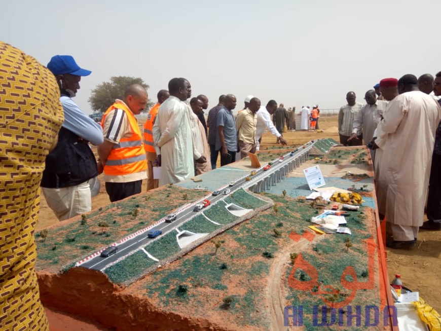 Tchad : découvrez la maquette 3D du futur pont entre Bongor et Yagoua (Cameroun). © Golmen Ali/Alwihda Info