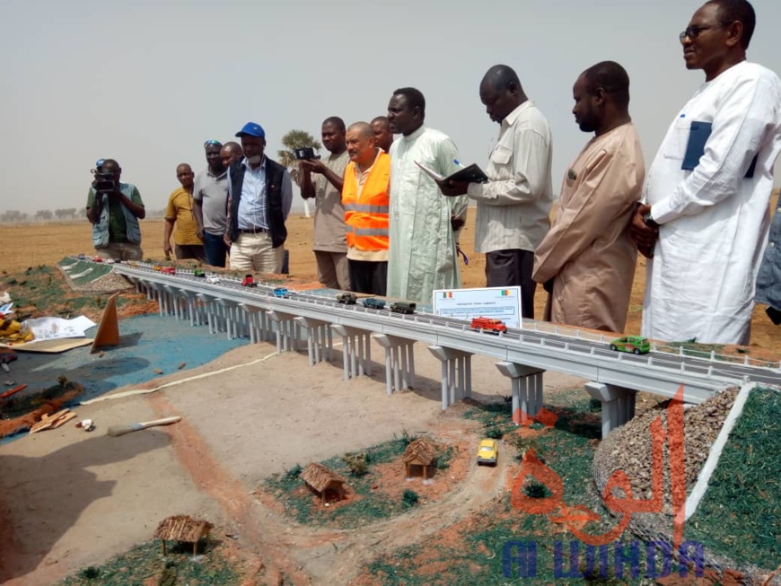 Tchad : découvrez la maquette 3D du futur pont entre Bongor et Yagoua (Cameroun). © Golmen Ali/Alwihda Info