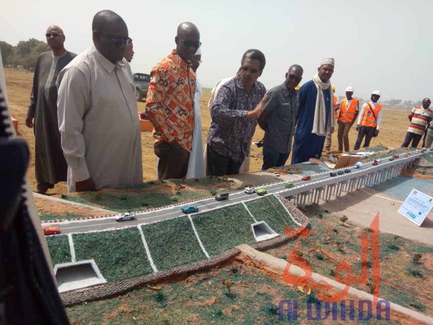 Tchad : découvrez la maquette 3D du futur pont entre Bongor et Yagoua (Cameroun). © Golmen Ali/Alwihda Info