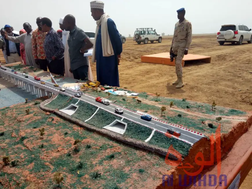 Tchad : découvrez la maquette 3D du futur pont entre Bongor et Yagoua (Cameroun). © Golmen Ali/Alwihda Info