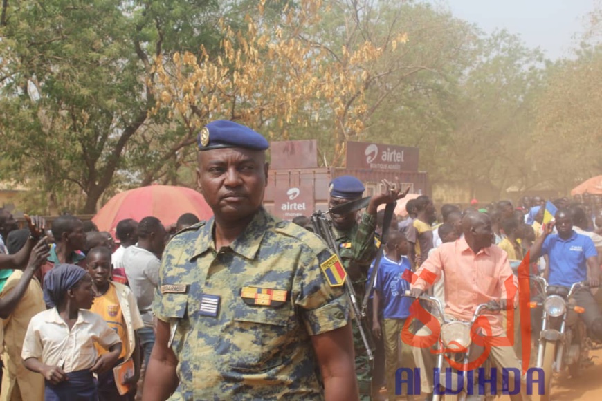 Tchad : le ministre d'Etat Kalzeube Payimi et sa délégation accueillis à Pala. © Malick Mahamat/Alwihda Info Tchad : le ministre d'Etat Kalzeube Payimi et sa délégation accueillis à Pala. © Malick Mahamat/Alwihda Info