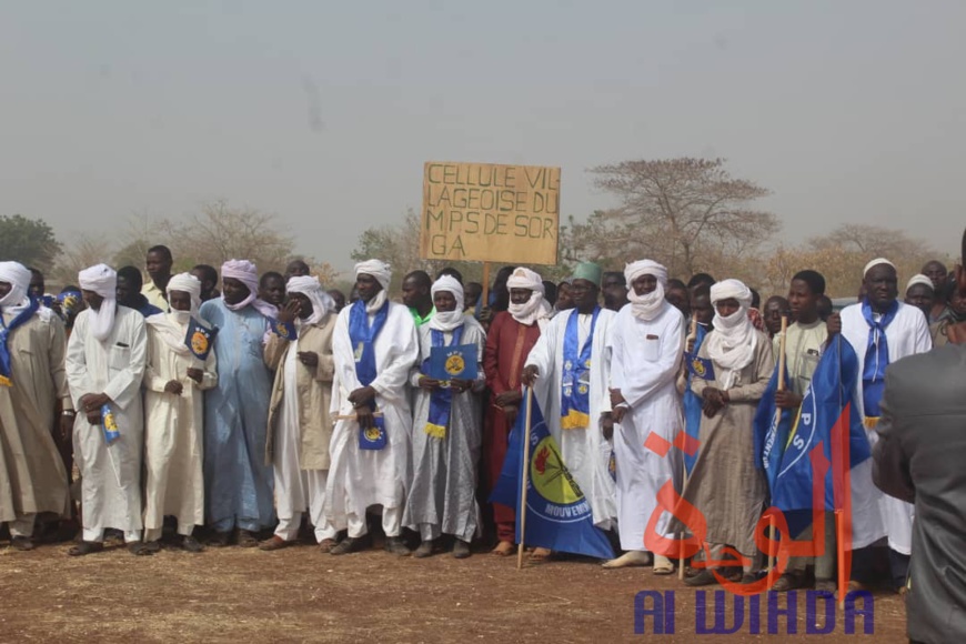 Tchad : le ministre d'Etat Kalzeube Payimi et sa délégation accueillis à Pala. © Malick Mahamat/Alwihda Info