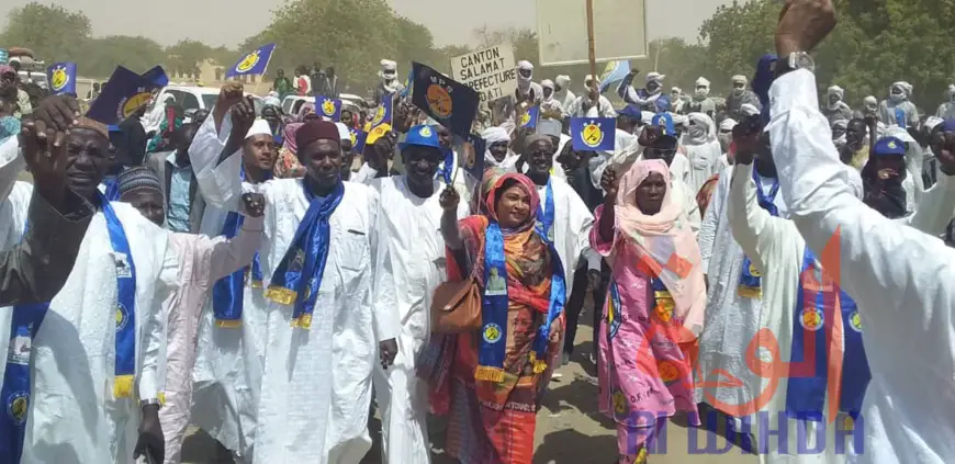 Tchad : une mission du MPS au Batha à l'approche des élections. © Hassan Djidda/Alwihda Info