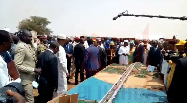 Tchad : lancement de la construction du pont Bongor-Yagoua. © Golmen Ali/Alwihda Info
