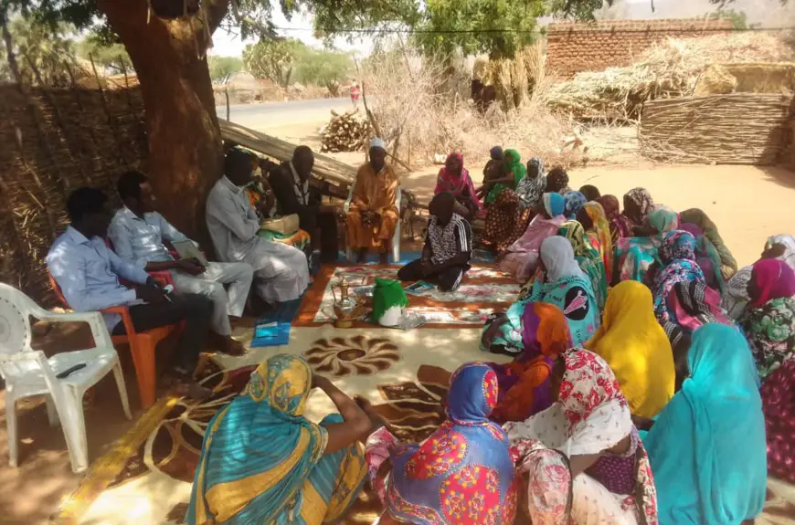 Tchad : au Guéra, la sensibilisation de villages en villages face au changement climatique. © Adam Ibrahim/Alwihda Info