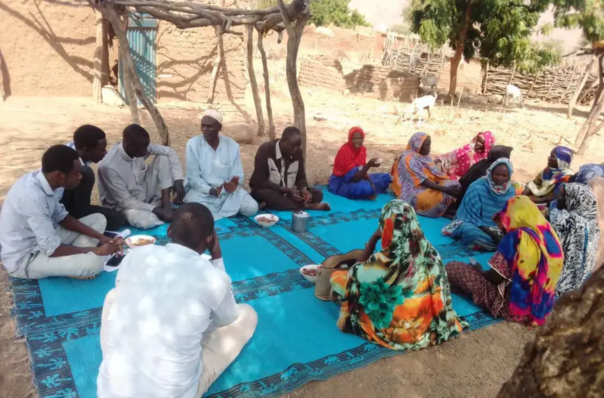 Tchad : au Guéra, la sensibilisation de villages en villages face au changement climatique. © Adam Ibrahim/Alwihda Info