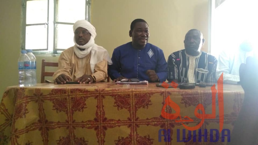 Tchad : la LTDH et l'avocat Kagonbé mettent en garde contre l'expropriation de la famille Ourada. © Malick Mahamat/Alwihda Info Tchad : la LTDH et l'avocat Kagonbé mettent en garde contre l'expropriation de la famille Ourada. © Malick Mahamat/Alwihda Info