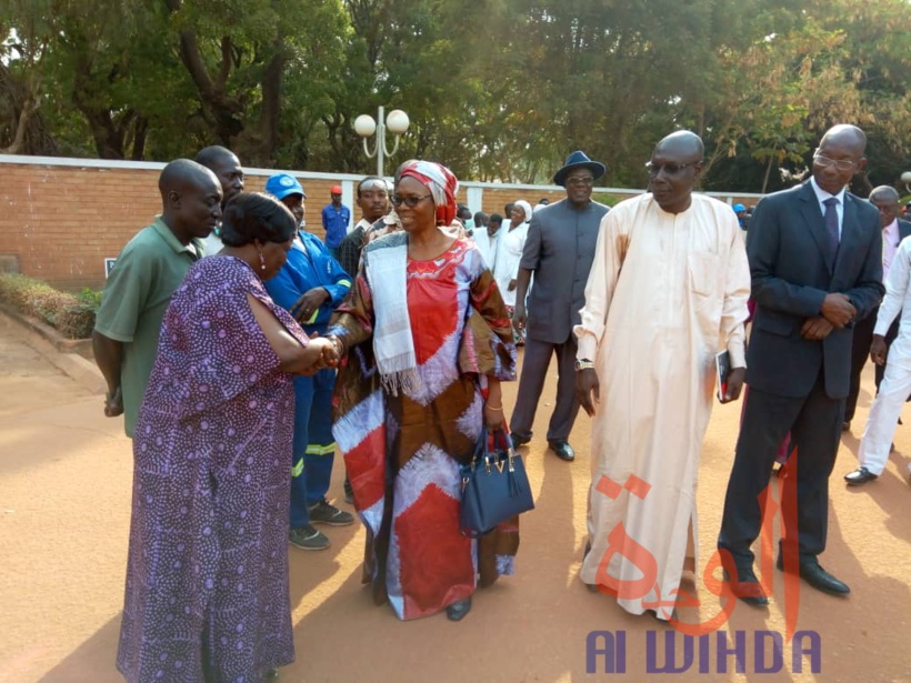 Tchad : la ministre du commerce visite les unités industrielles de Moundou. © Golmen Ali/Alwihda Info