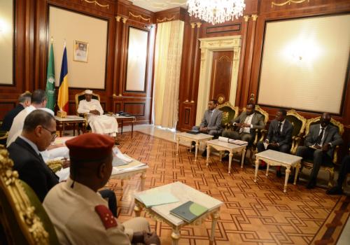 G5 Sahel : l'ambassadeur de France au Tchad reçu par Déby. © PR G5 Sahel : l'ambassadeur de France au Tchad reçu par Déby. © PR