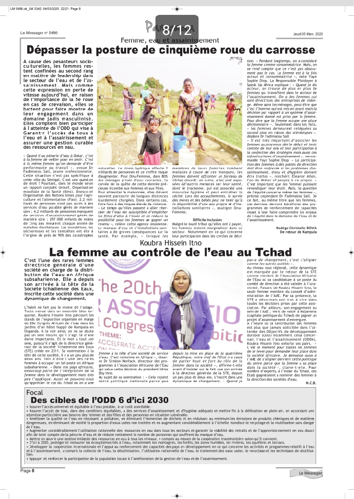 Tchad : La STE résolument engagée à décliner un plan de réformes des plus audacieux Tchad : La STE résolument engagée à décliner un plan de réformes des plus audacieux