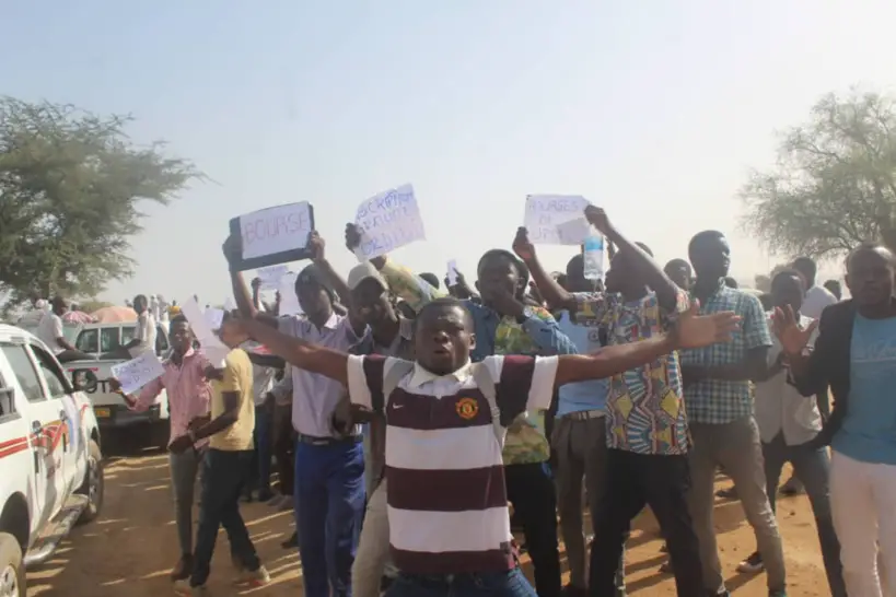 Tchad : à Mongo, les étudiants en colère. © Malick Mahamat/Alwihda Info