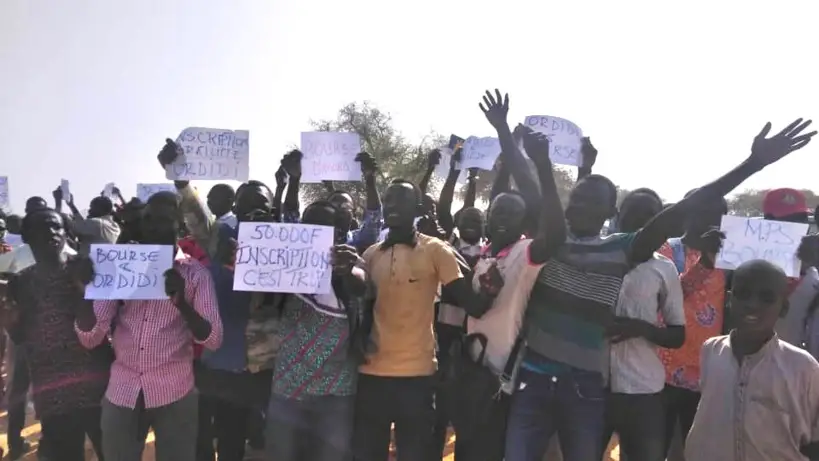 Tchad : à Mongo, les étudiants en colère. © Malick Mahamat/Alwihda Info
