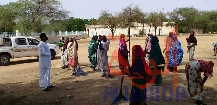 Tchad : un coup de balai dans la ville d'Ati. © Hassan Djidda/Alwihda Info