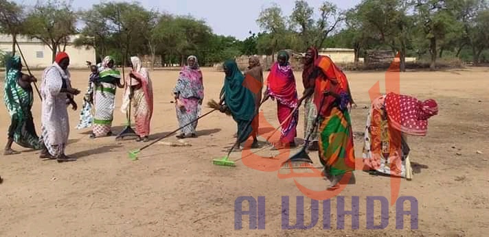 Tchad : un coup de balai dans la ville d'Ati. © Hassan Djidda/Alwihda Info