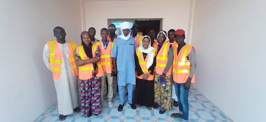Tchad : les "jeunes de la CEMAC" en opération salubrité à N'Djamena !