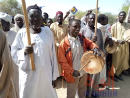 Tchad : au Batha, le général Tatola en tournée auprès de la population. © Hassan Djidda Hassan/Alwihda Info