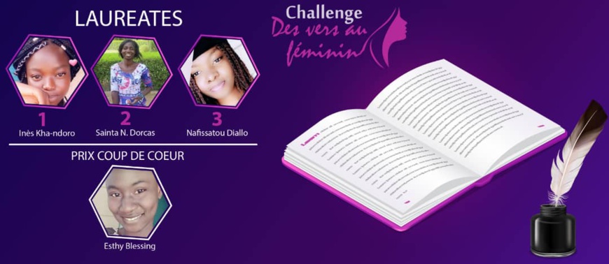 Tchad : les lauréates du Challenge "Des vers au féminin" sont connues. © Kelvin Mendig-lembaye/Alwihda Info Tchad : les lauréates du Challenge "Des vers au féminin" sont connues. © Kelvin Mendig-lembaye/Alwihda Info