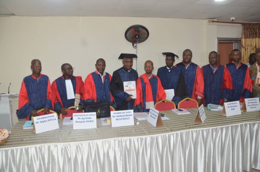 Aspects épidémiologique et clinique de la grippe : un doctorant tchadien honoré en Guinée. © DR