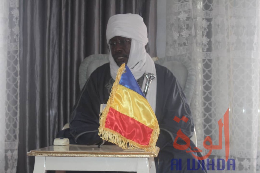 Le sultan du Ouaddaï, Chérif Abdelhadi Mahdi. © Malick Mahamat/Alwihda Info