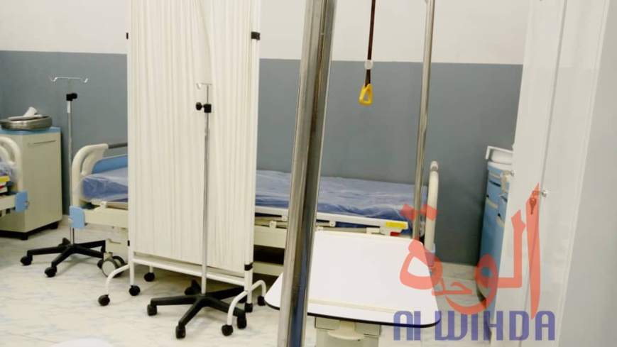 Une chambre de l'hôpital de Farcha, au Tchad, le 22 mars 2020. © Alwihda Info Une chambre de l'hôpital de Farcha, au Tchad, le 22 mars 2020. © Alwihda Info