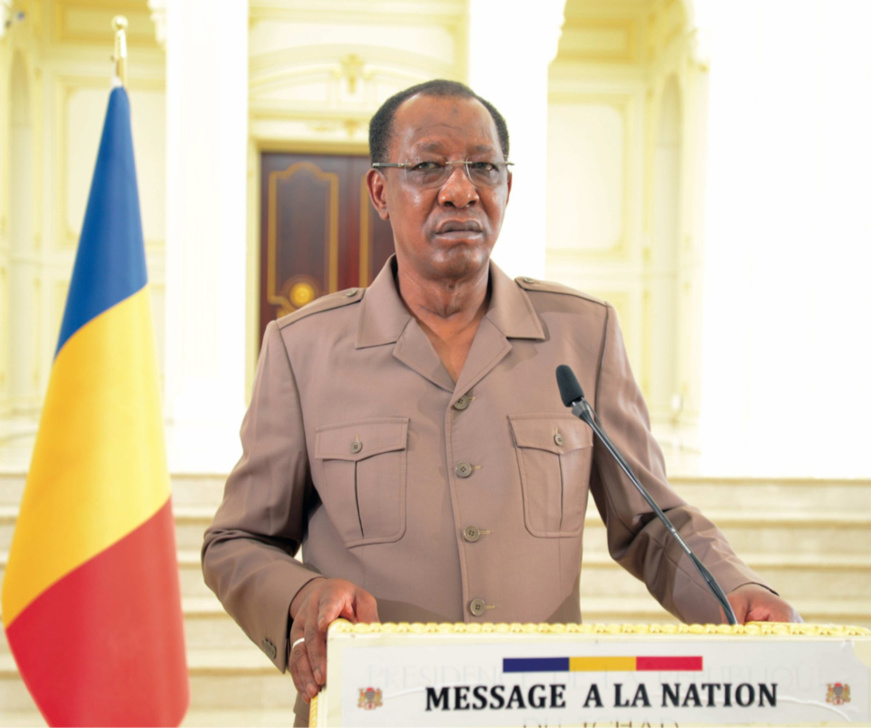 Idriss Déby : "les réseaux sociaux s'adonnent à la manipulation". © PR