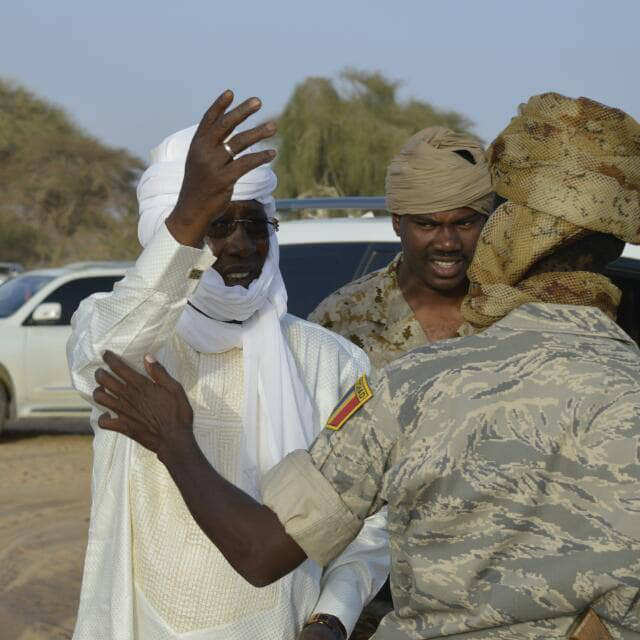 Le chef de l'Etat Idriss Déby. © DR