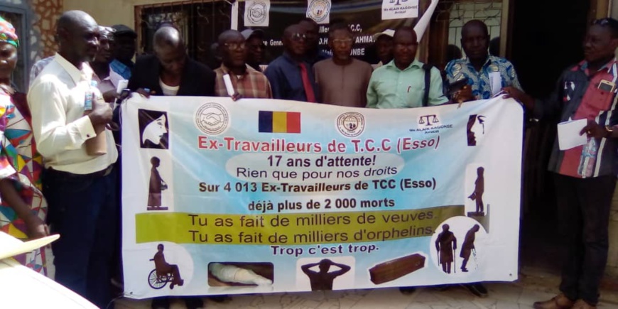 Tchad : les ex-travailleurs d’ESSO ne lâchent pas prise pour leurs droits Tchad : les ex-travailleurs d’ESSO ne lâchent pas prise pour leurs droits