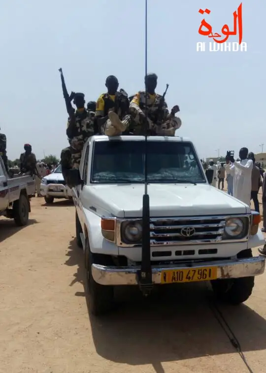 Un véhicule de l'armée tchadienne. © Alwihda Info